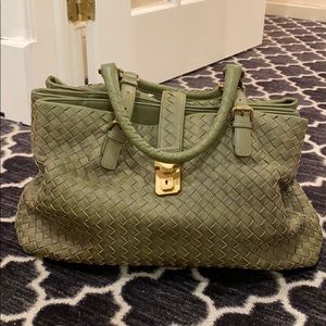 Olive green Bottega Veneta bag